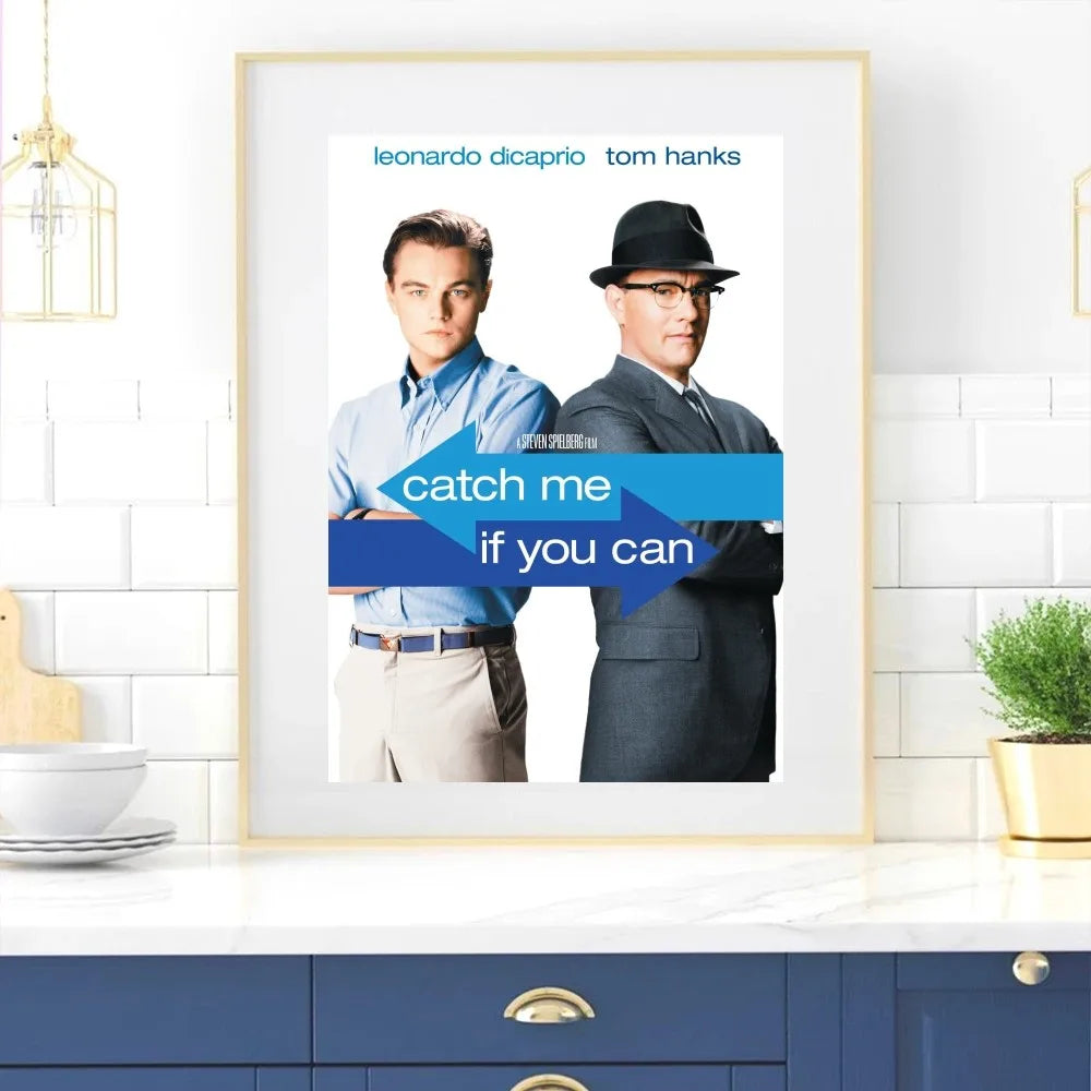Movie Catch Me If You Can Poster Home Room Decor Livingroom Bedroom Aesthetic Art Wall Painting Stickers