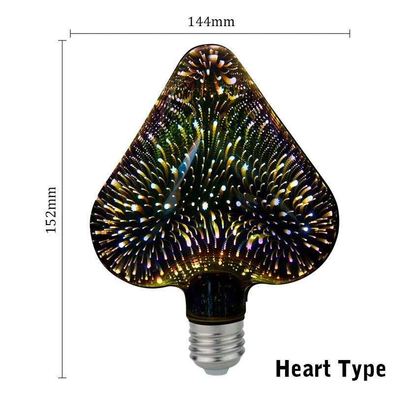 3D LED Feuerwerksbirne
