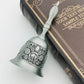 Groß Retro Handkurbel Glocke Kupferlegierung Servieren Schule Klasse Metall Anhänger Handwerk Hochzeit Dekoration Alarm Kirche Bar Hotel