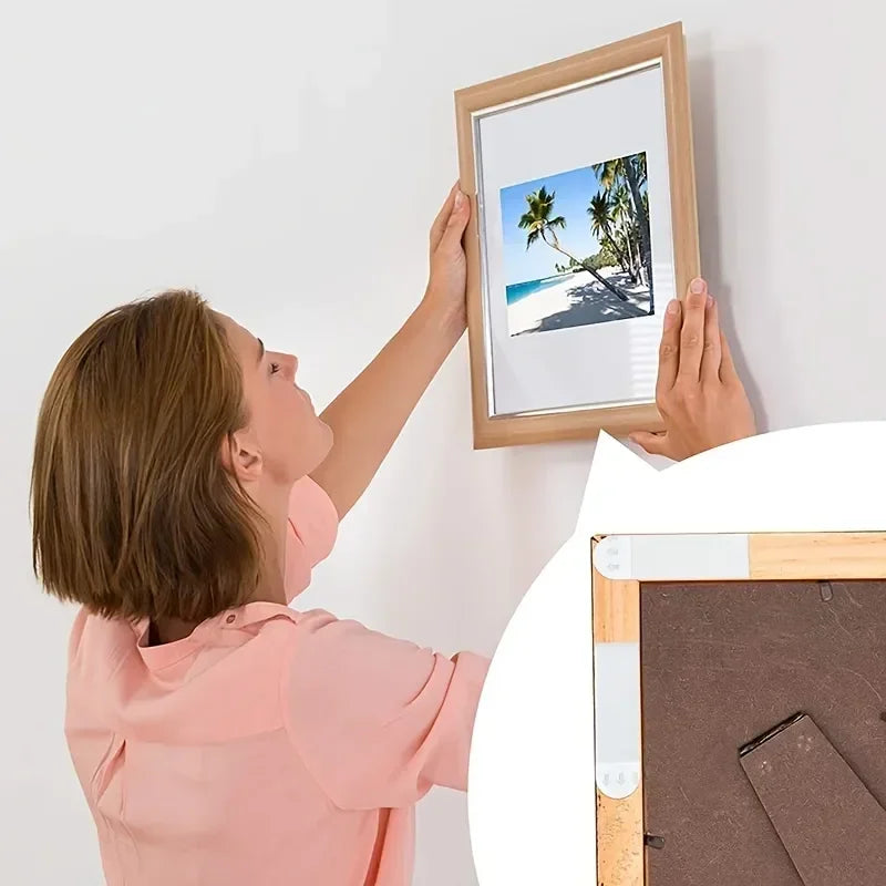 Frendorf | StickPro EasyMount Klebestreifen | Doppelseitig | Rückstandsfreies Entfernen | Für Bilder & Dekoration