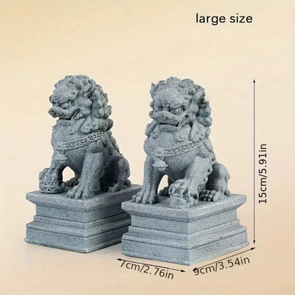 Frendorf | Foo Dog Statuen: Feng Shui Wächter für positive Energie