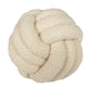 Gooi Kissen - Cozy - Handgeknoteter Ball - Lammfell