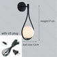 Drop Luxus Glas Ballen Wandlampe