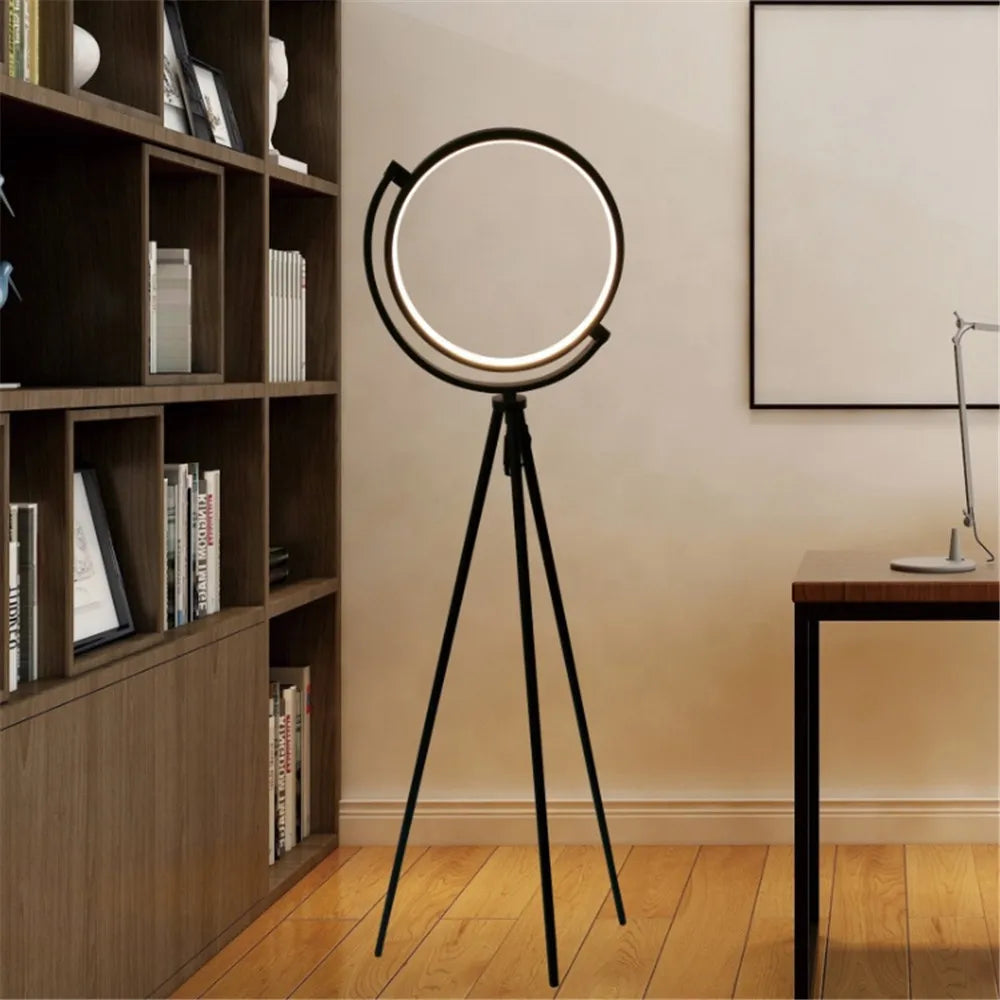 Frendorf | HaloLux Stehlampe mit LED | Modernes Design | Stimmungsvolle Beleuchtung für Zuhause und Büro
