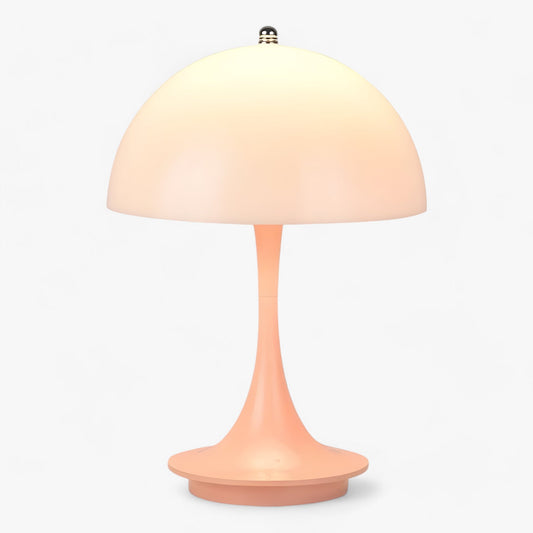 LED-Pilzlampe | Tragbar und über USB aufladbar - dimmbare Nachttischlampe für das Schlafzimmer