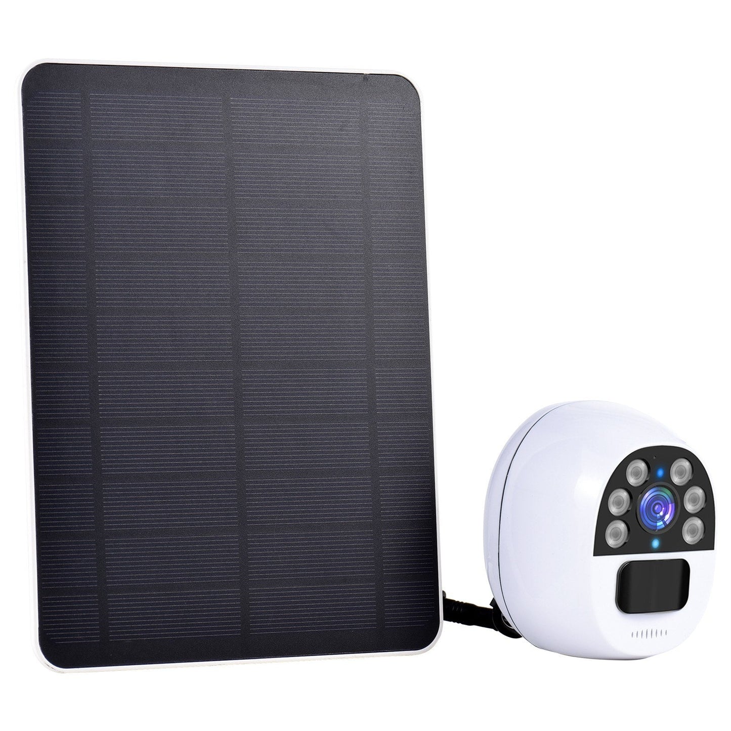 Solarbetriebene 1080P WiFi-Sicherheitskamera mit Solarpanel