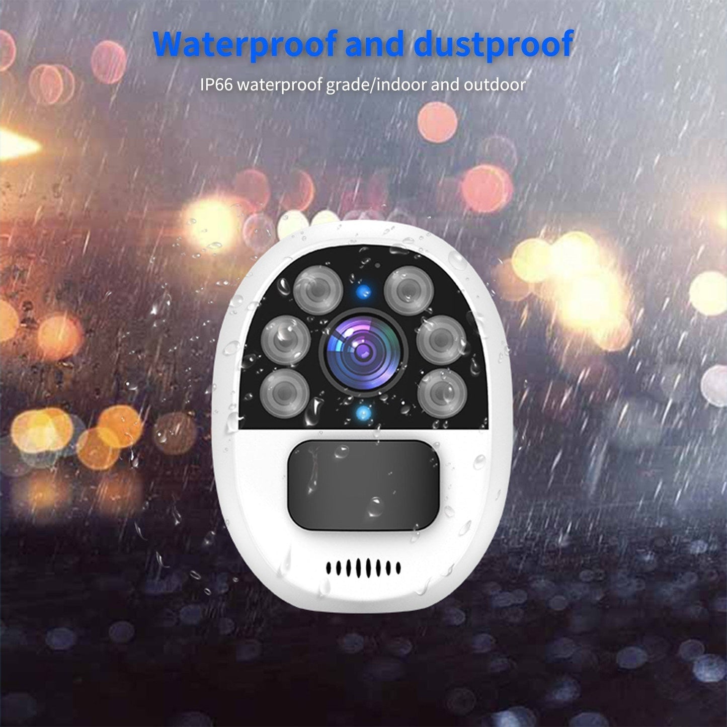 Solarbetriebene 1080P WiFi-Sicherheitskamera mit Solarpanel