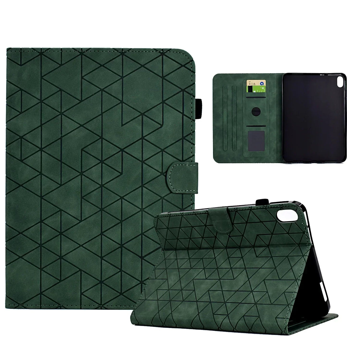 Frendorf | Flip Leder Wallet Case für iPad 10. Generation 2022 10,9, iPad Air 5/4, Pro 11, Mini 6 - Kartensteckplatz, Stoßfest, Sturzsicher Tablet Cover