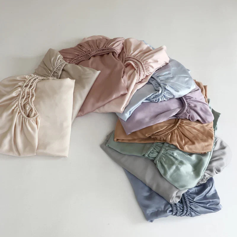 Frendorf | SilkDreams Mulberry Seiden-Bettlaken | Atmungsaktiv | Hypoallergen | Luxuriöse Bettwäsche für Ihr Zuhause