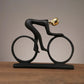 Radfahrer Figurine Skulptur
