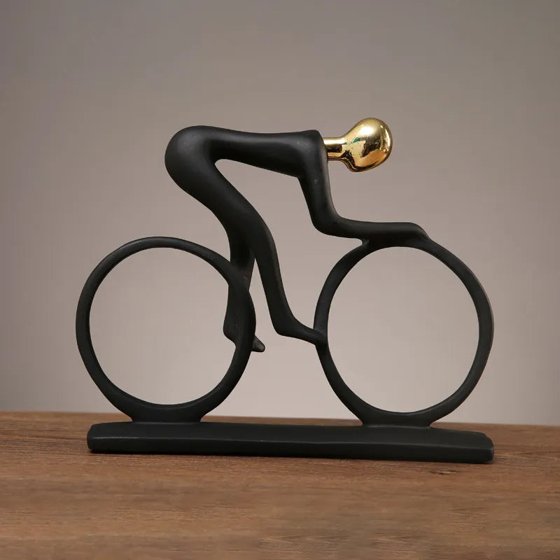 Radfahrer Figurine Skulptur