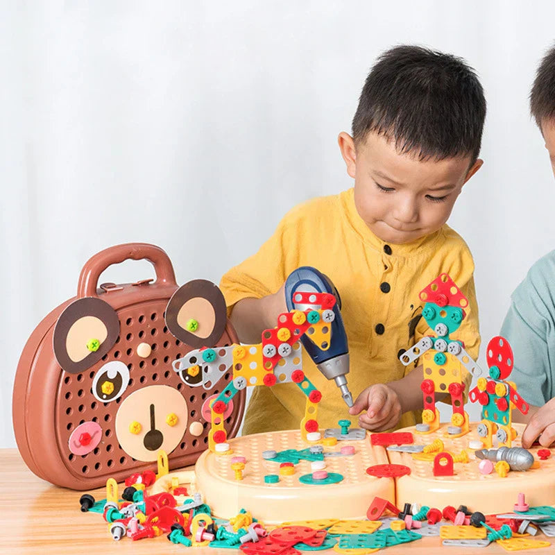 Frendorf | EduPlay Montessori Werkzeugsatz | Magische Montessori-Spielbox | Lernspielzeug für Kinder | Kreativität & Motorik