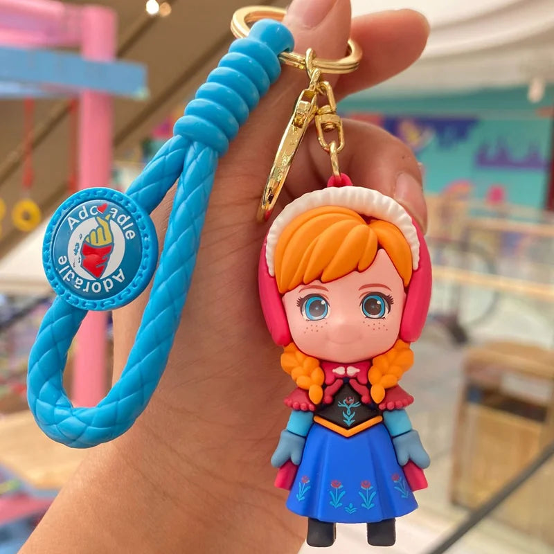 Anime Disney Schlüsselanhänger - Süßer Mickey Mouse, Minnie, Lilo und Stitch Cartoon Schlüsselring, Ornament und Autoanhänger, Perfekte Geschenke für Kinder