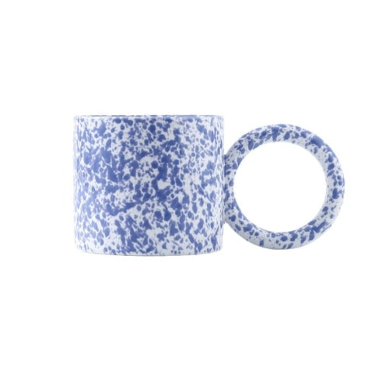 RUNDE HANDGRIFFTASSE - BLAU INK