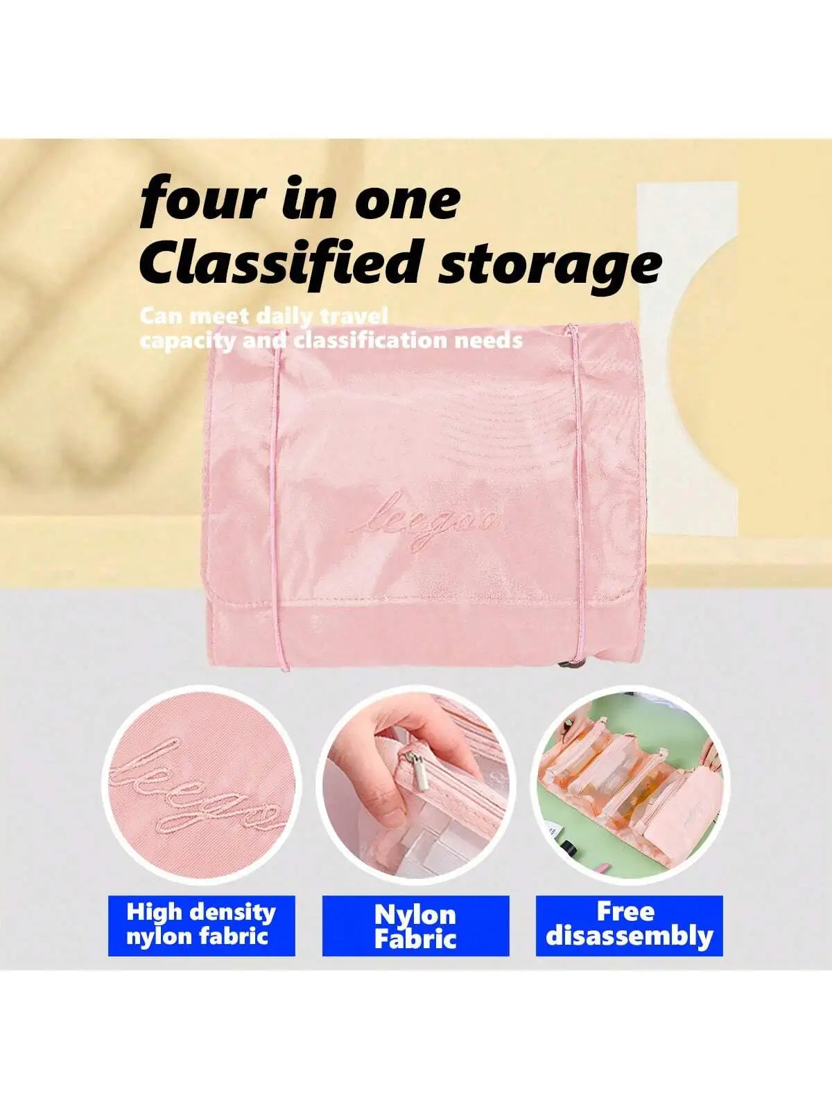 Frendorf | BeautyOrganizer 4-in-1 Kosmetiktasche | Praktisch & Flexibel | Faltbar & Kompakt