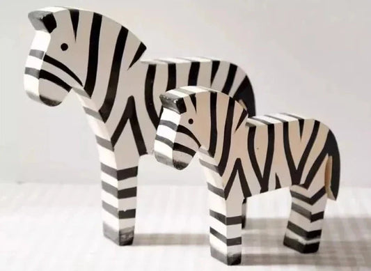 Frendorf | 2 Stück kreative Retro Zebra Raumdekorationen