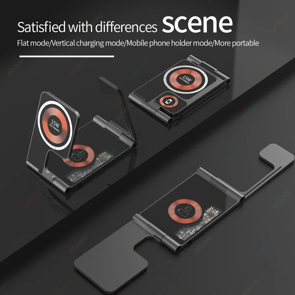 Frendorf | 3 in 1 faltbares Magsafe Wireless Ladegerät