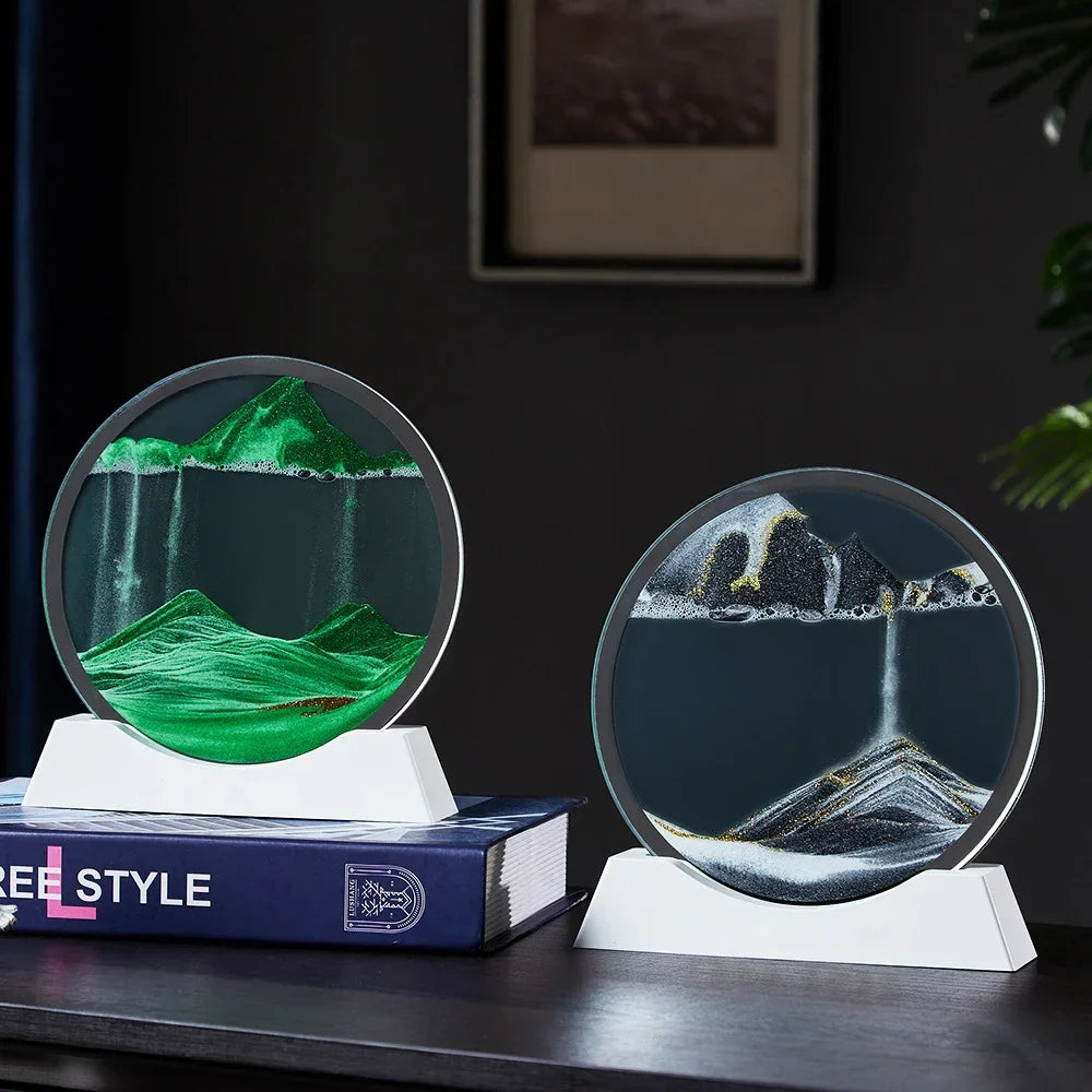 Bewegende Sand Tischlampe