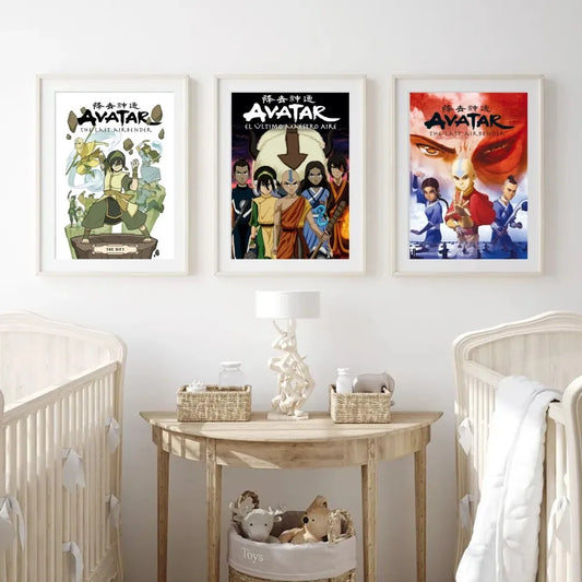 Anime-Avatar-Poster-Wandkunst-Hausdekoration-Raumdekoration-Digitale Malerei-Wohnzimmer-Restaurant-Küchenkunst
