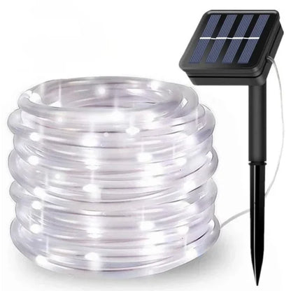 LED Solar Lichterkette - Außen wasserdichte Lichter für Weihnachten, Garten, Rasen, Bäume, Zaun und Gehweg Dekor