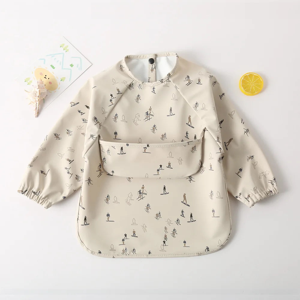 Langärmlige wasserdichte Smock für Kinder