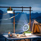 Frendorf | BreezeLight | Faltbare Solar-Campinglaterne mit Ventilator | 2-in-1 Zeltlampe & Kühlventilator