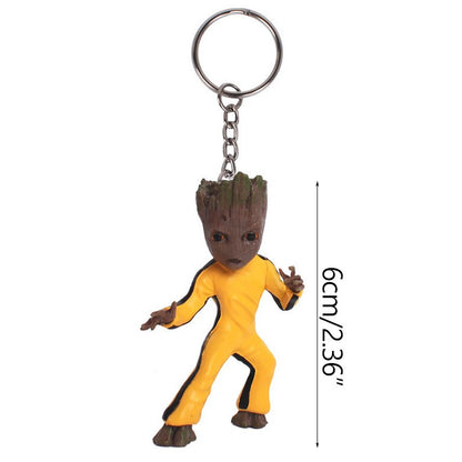Cartoon Groot Miniaturfigur: Verspielte Bürodekoration