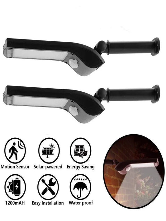 Frendorf | BrightSky 36 | Solarbetriebene Außenleuchte | Bewegungssensor & Wetterfest | 36 LEDs