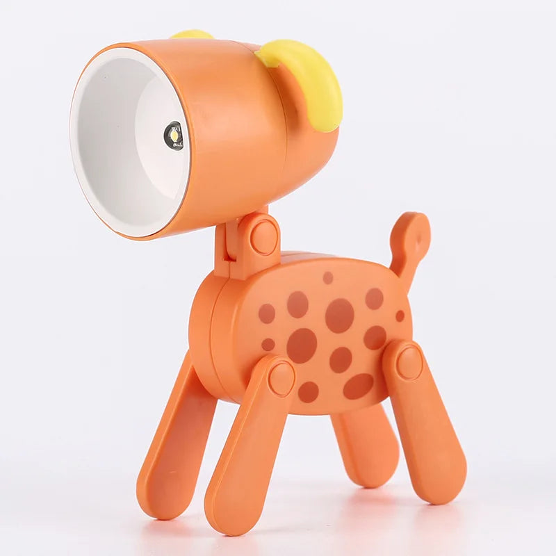 Süße LED-Nachtlampe - Mini-Hund, Hirsch, Dinosaurier Falt-Tischlampe für das Kinderzimmer