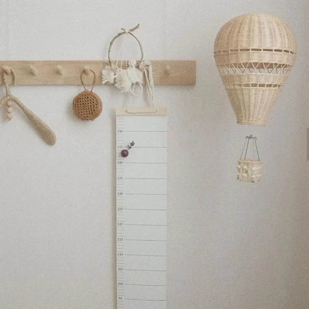 Handgefertigtes Rattan Woven Luftballon Mobile Ornament