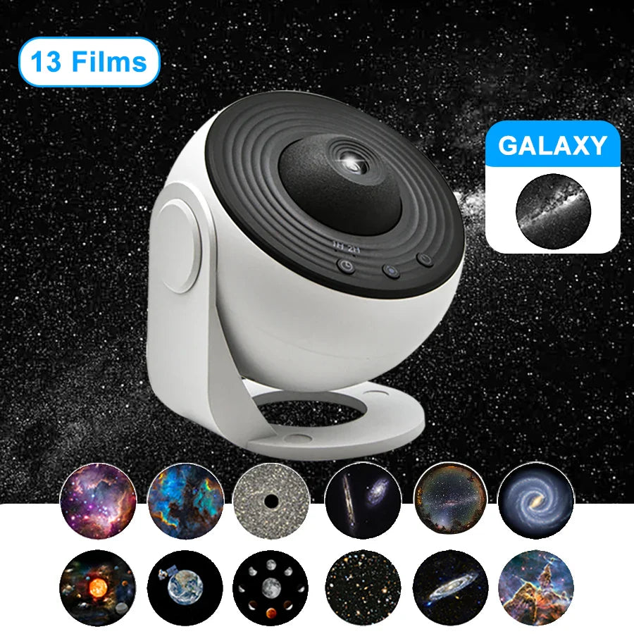 NEUE 13 In 1 Planetarium Galaxy Sternen Himmel Projektor Nachtlicht HD Stern Aurora Projektion Lampe Für Kinder Schlafzimmer Hause party Dekor