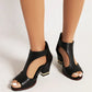 Frendorf | Leder Orthopädische Absatzsandalen