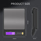 Frendorf | 5 kg/0,1 g und 10 kg/1 g digitale elektronische Küchenwaage, LCD-Display, voll wasserdichtes Edelstahl-Waagetool zum Backen