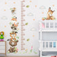 2PC Cartoon Tier Höhenmesser Wandaufkleber für Kinder Wasserdicht PVC Kinderzimmer Kindergarten Wohnkultur Babyzimmer Tapete