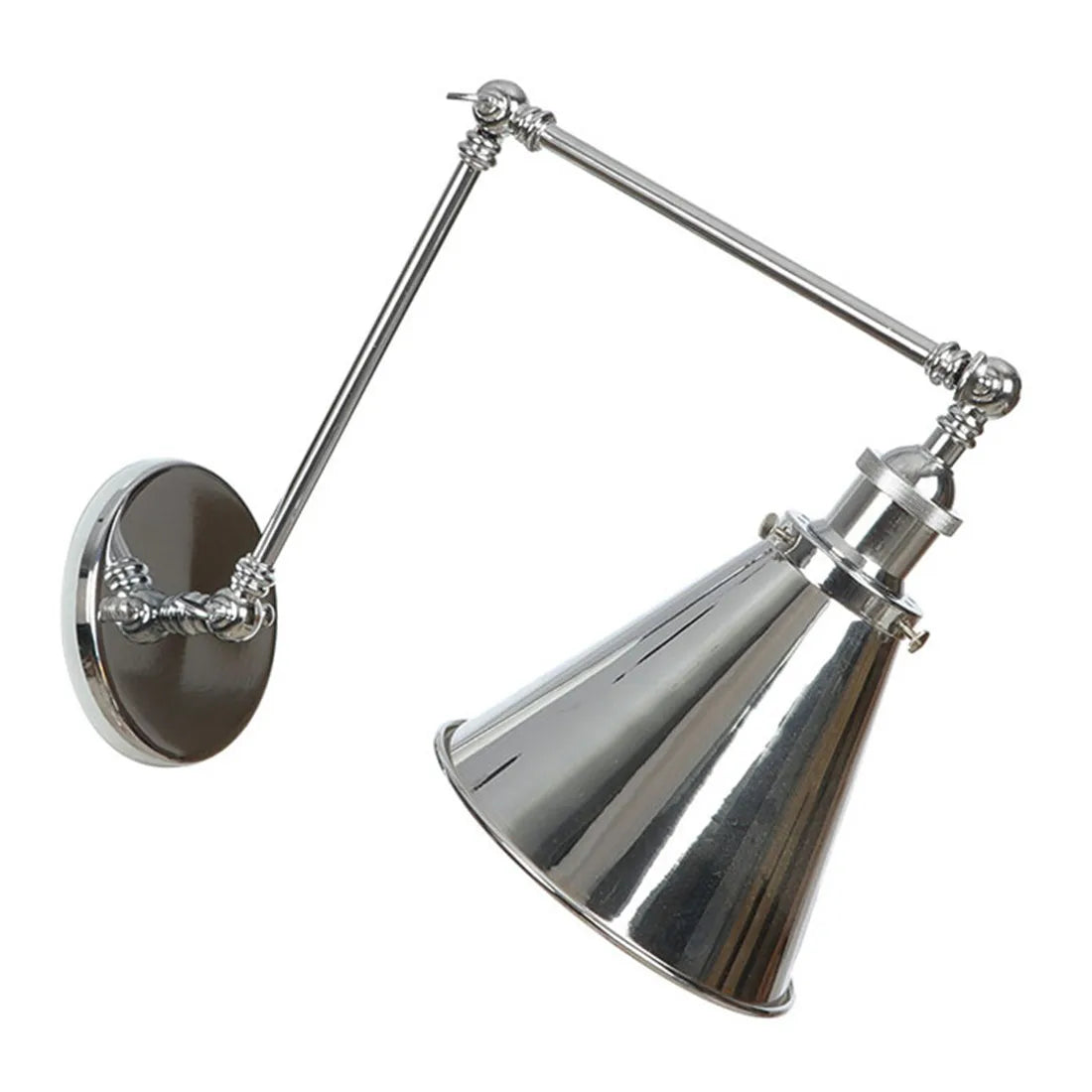 Frendorf | Metall Schwarz/Rost Wandmontage Licht Flachschirm 1 Glühbirne Industrie Stil Wandleuchte mit Schwenkarm