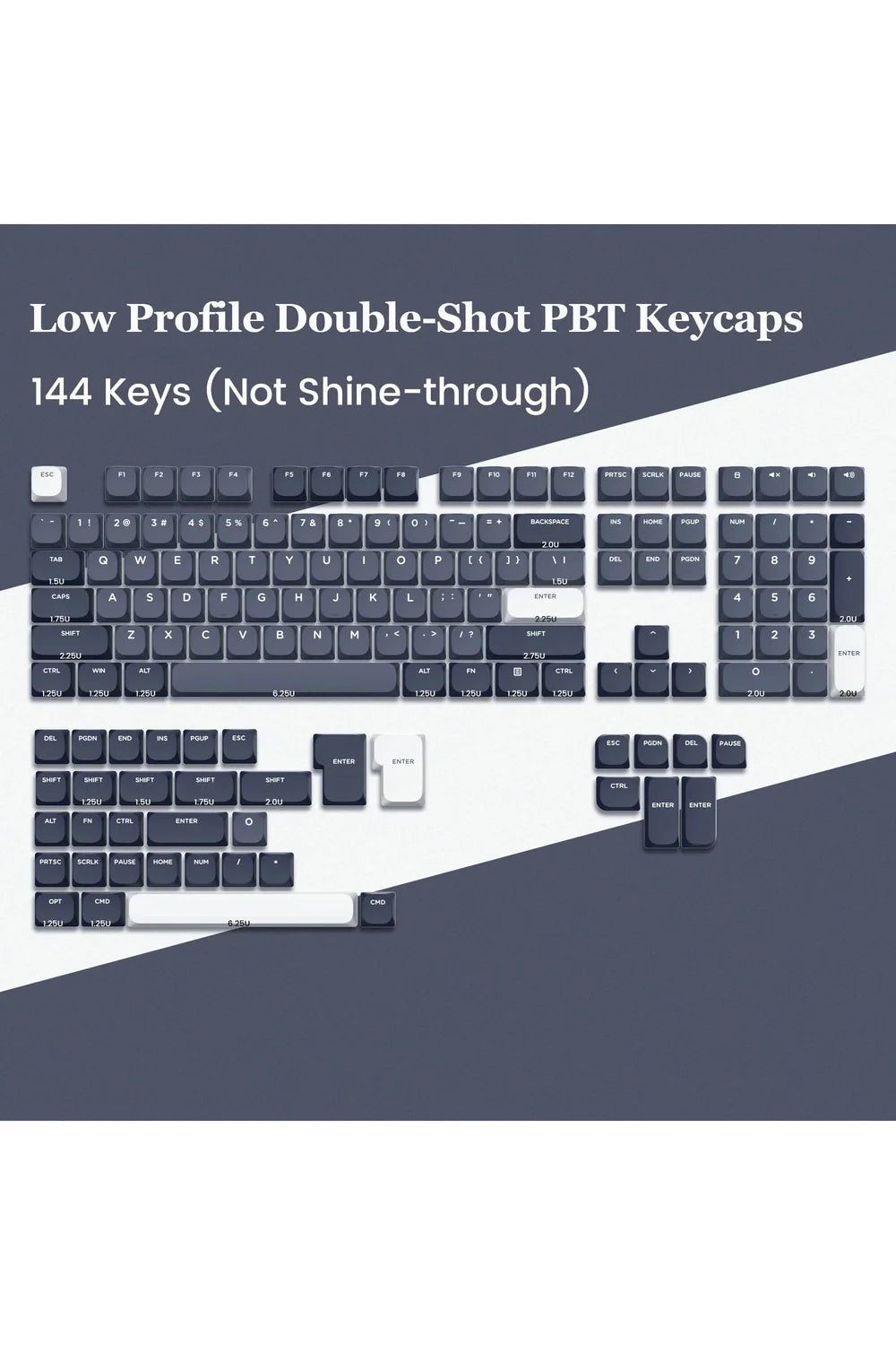 Slim-Profil Gaming-Keycaps