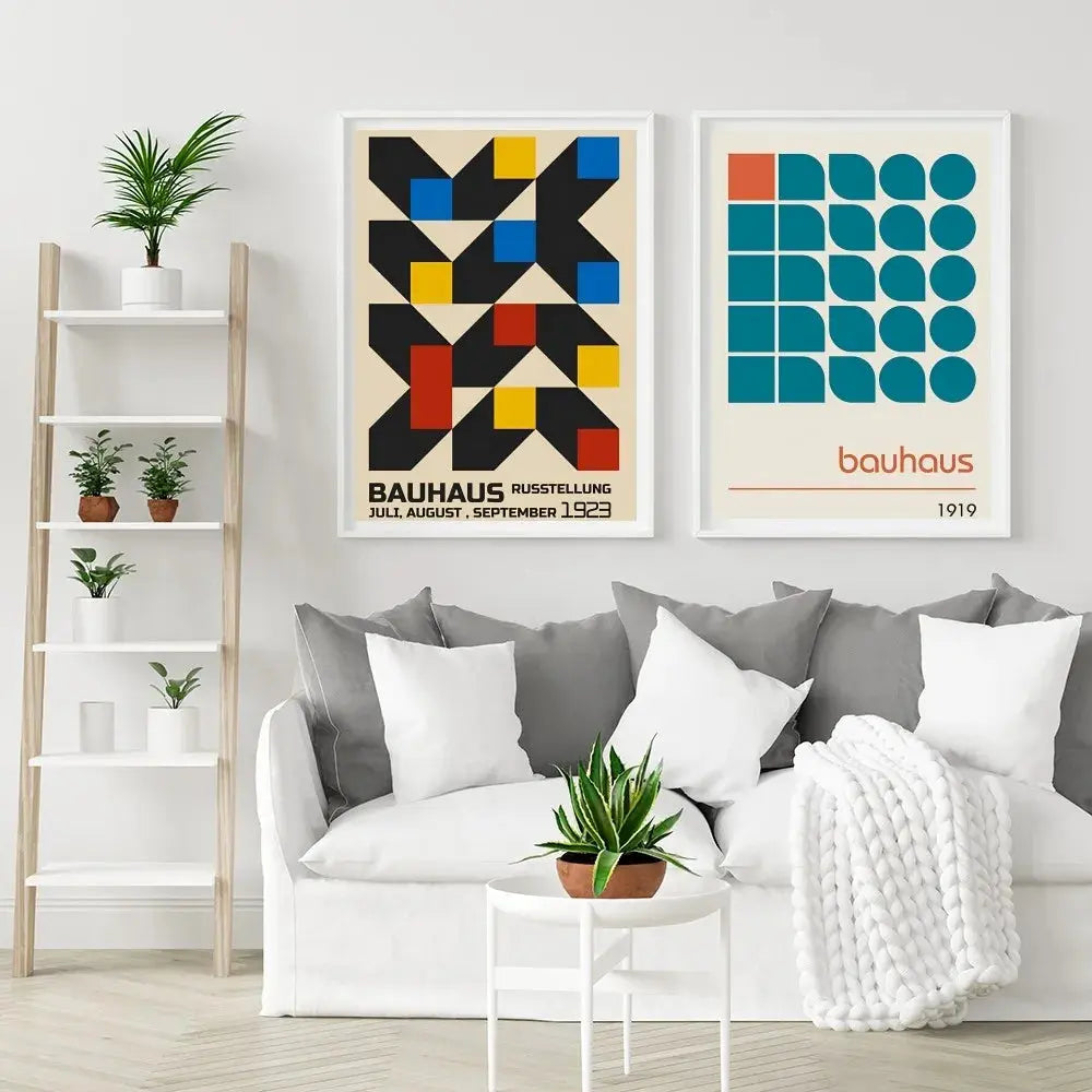 Frendorf | Bauhaus Poster: Erheben Sie Ihre Dekoration mit moderner abstrakter Kunst