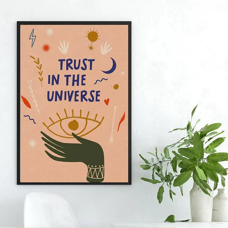 Frendorf | Abstract Eye Quotes Leinwandkunst