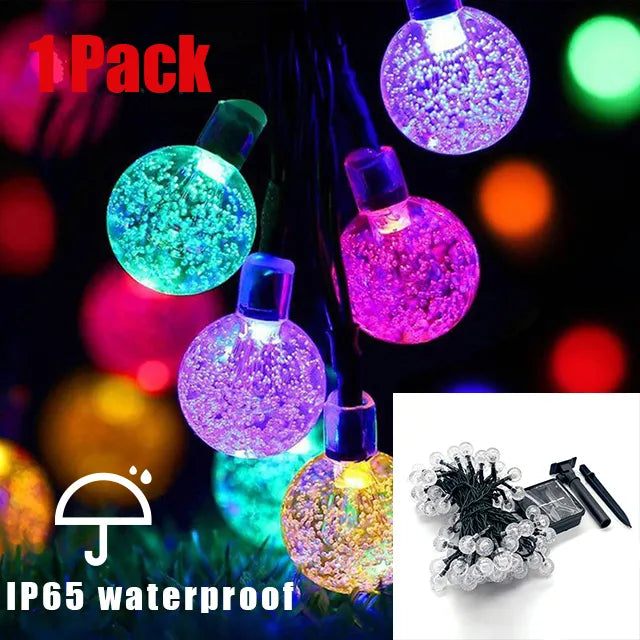 Frendorf | 100 LED Solar Lichterkette Außen - Wasserdicht
