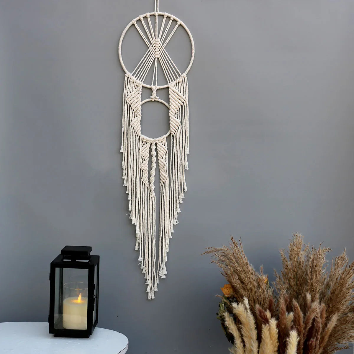 Dream Catchers Boho Home Decor Macrame Handmade Wall Hangings Ramadan Baby Bedroom Nordic Room Kids Nursery Ornament Gift