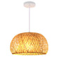 Luxora Handgewebte Bambus Pendelleuchte - Umweltfreundliche Deckenlampe