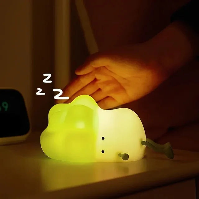 Squishy Lampe - LED Nachtlicht für Kinder mit 3-stufigen Dimm-Einstellungen