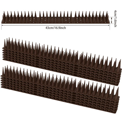 Frendorf | BirdGuard Spikes | Humane Bird Repellent | Flexible and Adjustable | Safe for All Birds