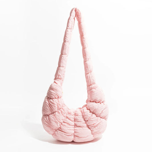 Puff Croissant Schultertasche