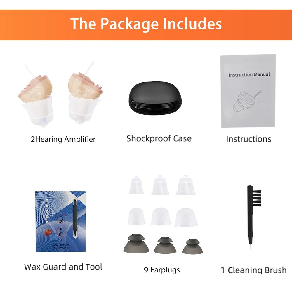 Frendorf | Unsichtbare Wiederaufladbare Hörgeräte mit Klarem Klang