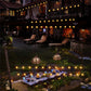 Frendorf | TwinkleGlow™ Solar LED Lichterkette | Außenbeleuchtung für Garten & Terrasse | Wasserdichte Funkellichter für jede Saison