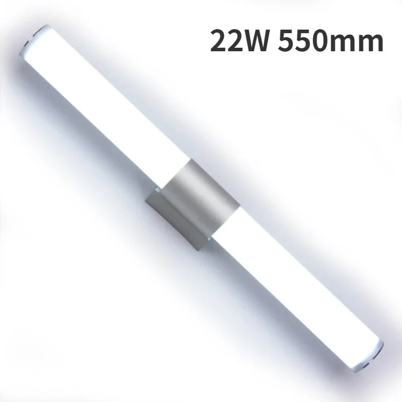 Frendorf | Moderne LED-Wandleuchte für das Badezimmer – Wasserdicht 12W, 16W, 22W AC85-265V LED-Röhren-Spiegelleuchte
