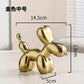 Nordic Keramik Ballon Hund Skulptur Gold Tier Dekorationen Statue Wohnzimmer Ornamente Kreative Desktop Ornament Wohnkultur