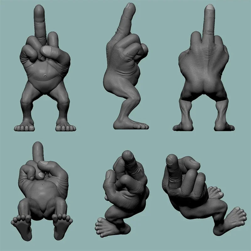 Frendorf | 3D gedruckter Mittelfinger Lustige Dekoration