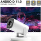 Frendorf | Smart Mini Android 4K Unterstützung Heimkino Projektor